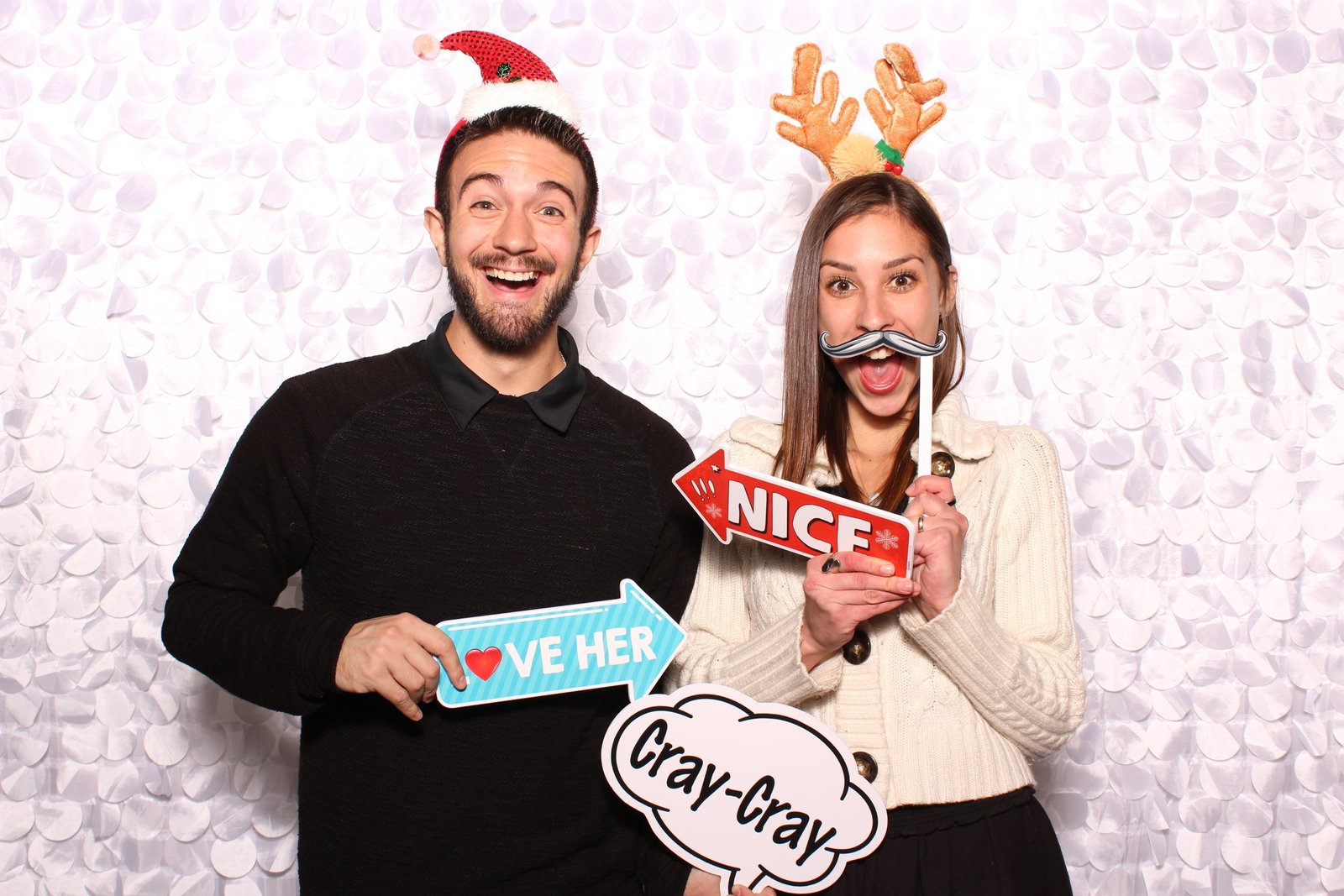 photobooth, prints, props, couple